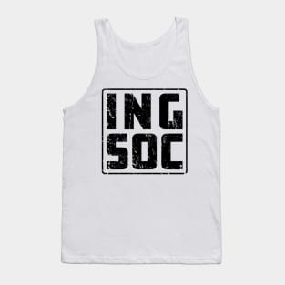 INGSOC: Faded Glory (black) Tank Top